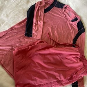 Barco one wellness mauve scrub set